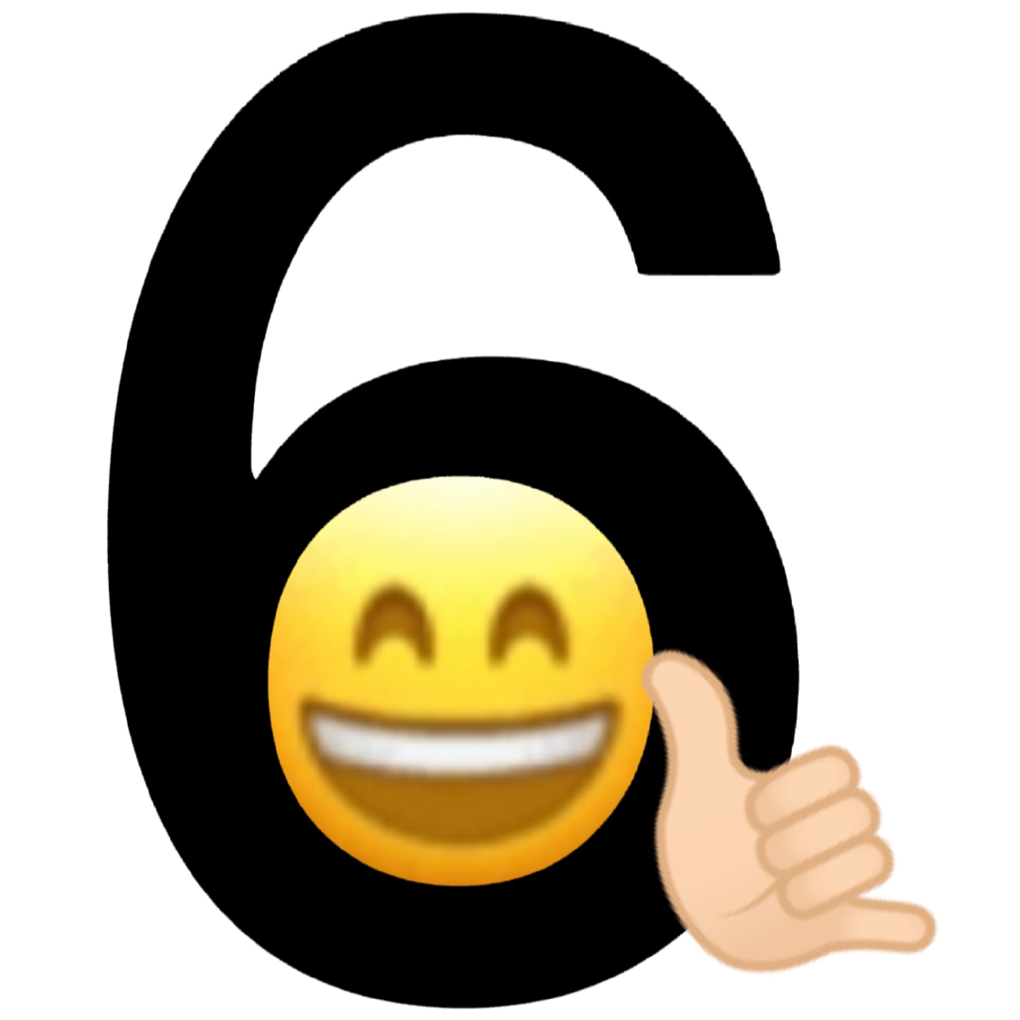 脸蛋代表数字