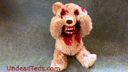 泰迪熊ted恐怖恶心gif动图