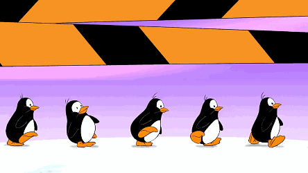 模仿企鹅走路图片