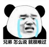 暴漫 熊猫头 兄弟怎么说就很难过 搞笑 逗 沙雕
