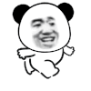 暴漫 熊猫头 逃跑 动态 搞怪 逗
