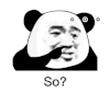 暴漫 熊猫头 so 搞怪 逗