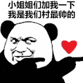 暴漫 熊猫头 加我一下 搞怪 逗
