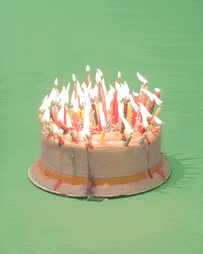 生日火生日蛋糕蜡烛gif动图
