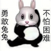 暴漫 小兔 勇敢兔兔 不怕困难 搞怪 逗