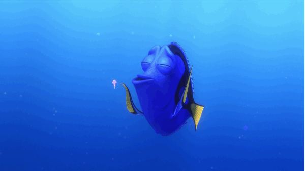 水母电鱼蓝色gif动图
