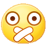 小黄脸 emoji 小黄豆 闭嘴 表情