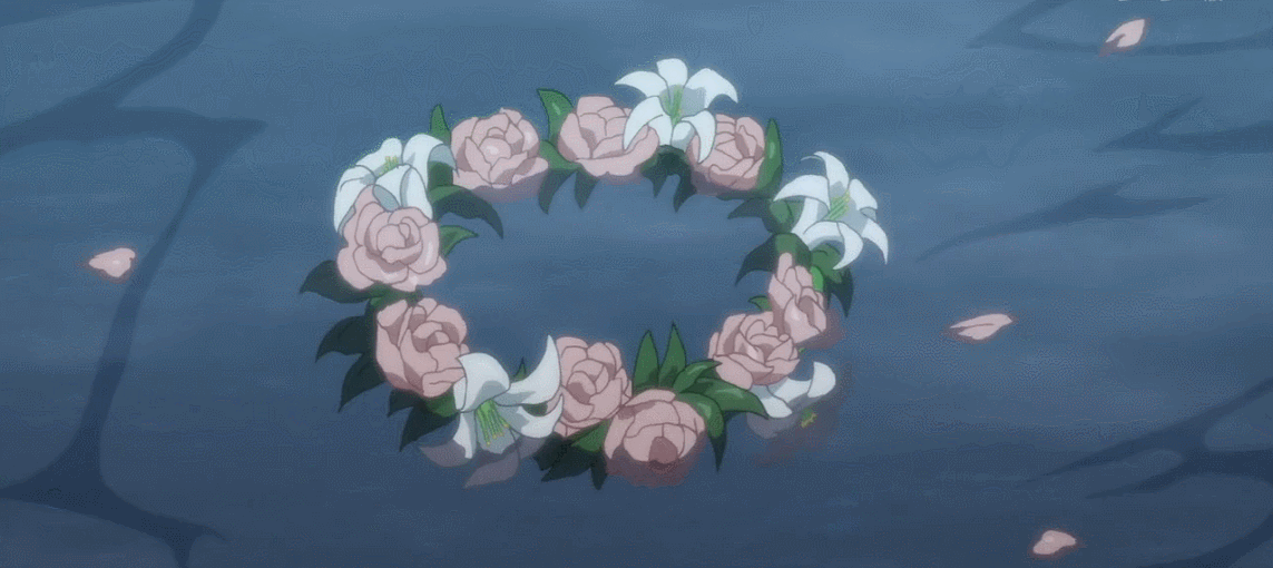 动态玫瑰花环图片