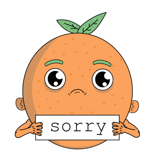 贴纸橘子sorry对不起道歉gif动图