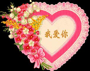 红心 花朵 漂亮 美丽 我爱你