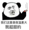 暴漫 熊猫头 我们这里昼夜温差大我超甜的 搞笑 逗 沙雕