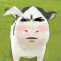 草地牛 奶牛 沙雕 抽象 搞怪