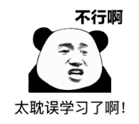 暴漫 熊猫头 不行啊太耽误学习了啊 搞怪 逗