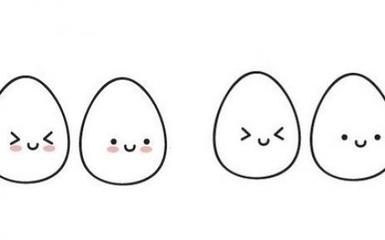 可爱鸡蛋简笔画图片