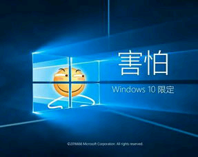 滑稽嘤害怕windows10限定笔记本搞笑斗图gif动图