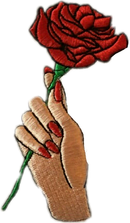 玫瑰花弯腰的表情符号图片