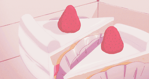 蛋糕甜点草莓gif动图
