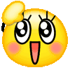 小黄脸 可爱 长睫毛 逗