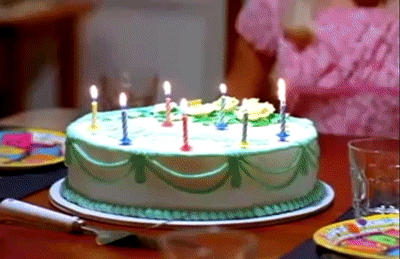 生日蛋糕生日快乐愿望gif动图