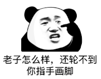 暴漫 熊猫头 老子怎么样 还轮不到你指手画脚 搞怪 逗
