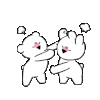 夸张兔 可爱 情侣 搞笑