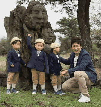 韩国三胞胎民国照片图片