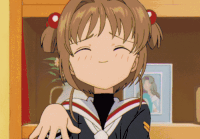 百变小樱 傻笑 不好意思 眯眼