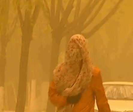 北京沙尘暴表情包图片