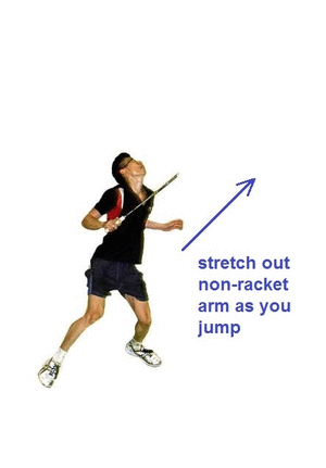 运动员打球跳跃羽毛球gif动图