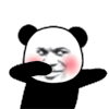 暴漫 熊猫头 摇 搞怪 逗