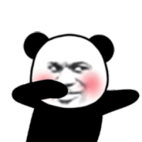 暴漫 熊猫头 摇 搞怪 逗