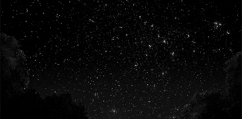 夜晚星空闪烁交换星光夜空黑色没有月亮的夜晚gif动图
