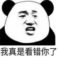 暴漫 熊猫头 我真是看错你了 生气 搞怪 逗