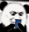 暴漫 熊猫头 看手机 吃瓜 震惊 沙雕 搞笑 逗