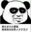 暴漫 熊猫头 第五步元婴期 练到此处的人少之又少 搞怪 逗