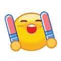 emoji 小黄脸 加油 鼓励 搞怪 逗