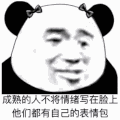暴漫 熊猫头 成熟的人 搞笑 逗
