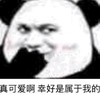 暴漫 熊猫头 真可爱啊幸好是属于我的 搞笑 逗 沙雕