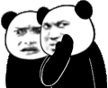 暴漫 熊猫头 悄悄话 搞怪 逗