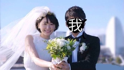 新垣结衣 我 结婚 婚纱照 搞笑 斗图