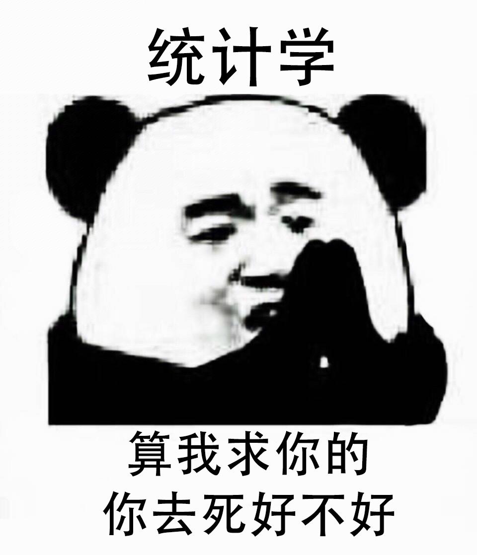 熊猫头双手合十表情包图片