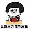 暴漫 文字表情包 认真学习学到忘我 搞笑 逗 沙雕