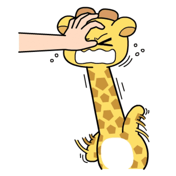 长颈鹿卡通gif图片