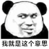 暴漫 熊猫头 我就是这个意思 搞怪 逗