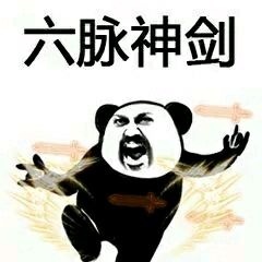 熊猫人武功表情包图片