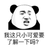 暴漫 熊猫头 我这只小可爱要了解一下吗 搞怪 逗
