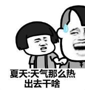 暴漫 文字表情包 夏天天气那么热出去干啥 搞笑 逗 沙雕