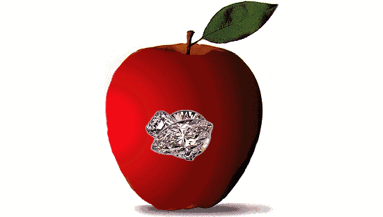 苹果钻石动态壁纸图片