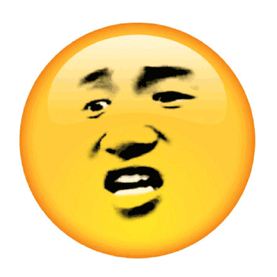 emoji月亮黄脸表情包图片