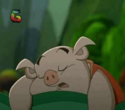 猪八戒睡姿照片图片